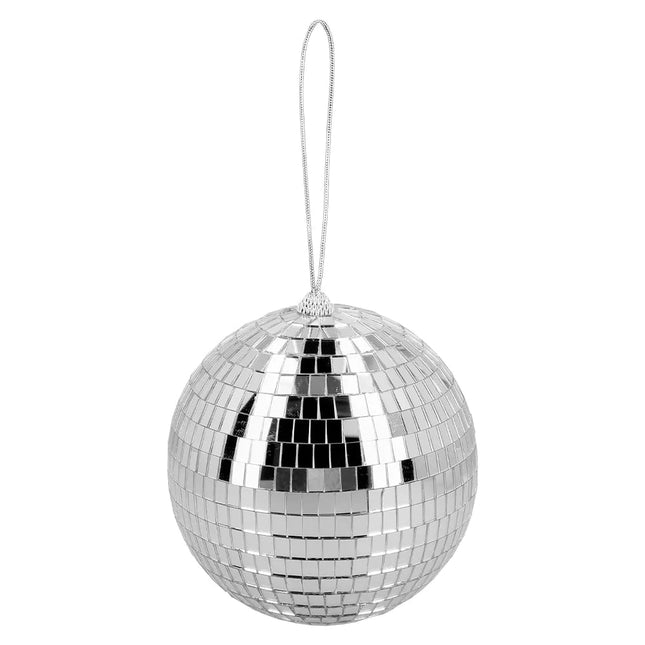 Zilveren Discobal 15cm van Boland koop je bij Partywinkel