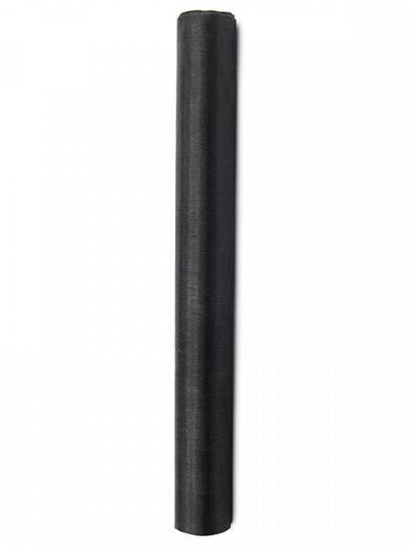 Zwarte Organza Rol 36cm 9m van Partydeco koop je bij Partywinkel