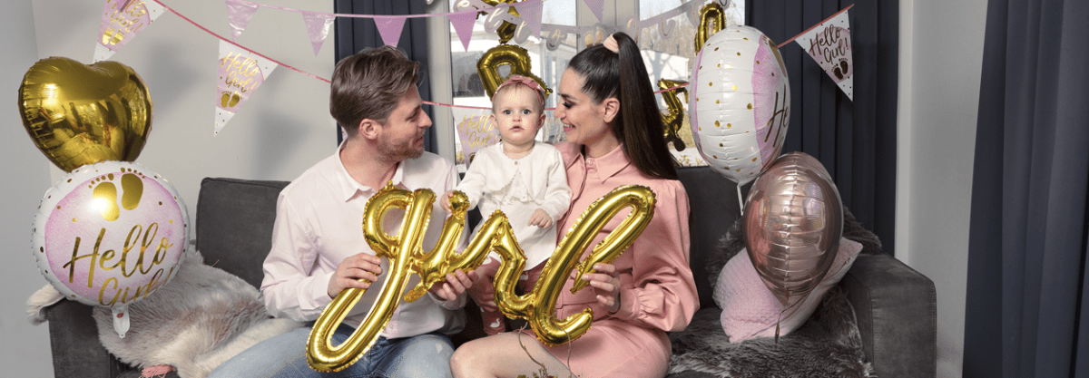 Geboorte versiering wat je babyfeest stralend maakt - Partywinkel