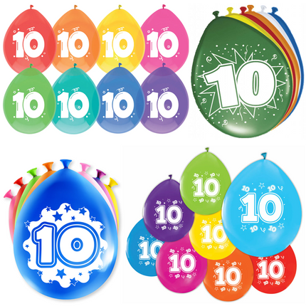 10 Jaar Latex Ballonnen