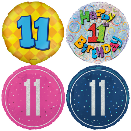 11 Jaar Folie Ballonnen