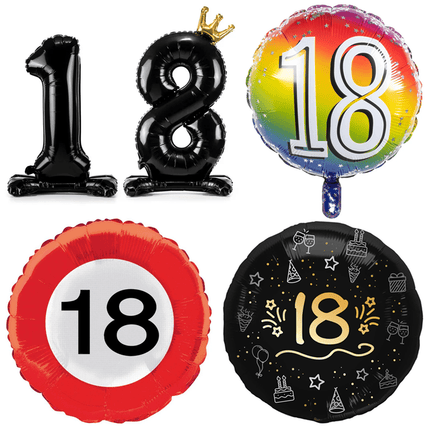 Wimpelkette „18 Jahre“ – Aus PVC/Folie, 10 Meter Lang, Mit Zahlenmotiv, Jede Flagge Ca. 20 X 26 Cm, Für Geburtstagsparty, Jubiläum, Deko – Partyzubehör Wimpelkette „18 Jahre“ – Aus PVC/Folie, 10 Meter Lang, Mit Zahlenmotiv, Jede Flagge Ca. 20 X 26 Cm, Für Geburtstagsparty, Jubiläum, Deko – Partyzubehör