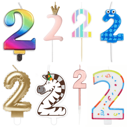 2 Jaar Kaarsen - Partywinkel