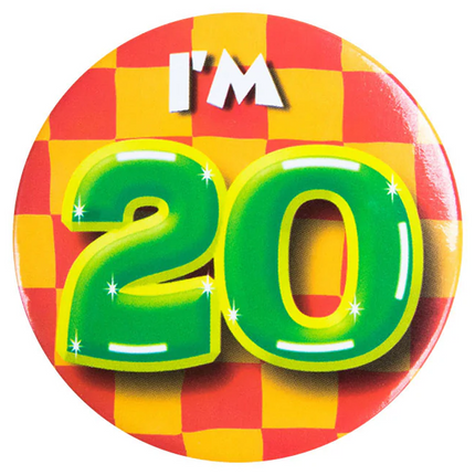 20 Jaar Buttons