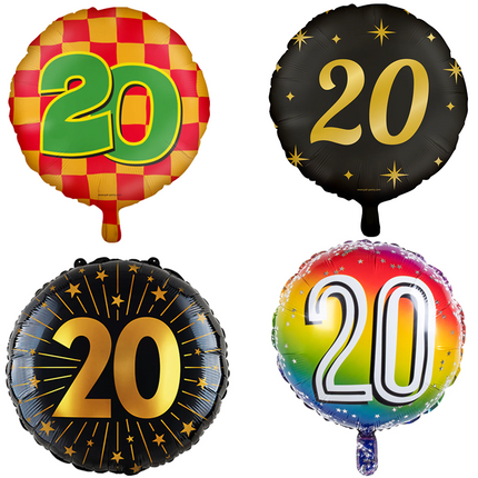 20 Jaar Folie Ballonnen