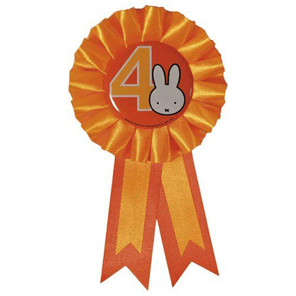 4 Jaar Rozetten - Partywinkel