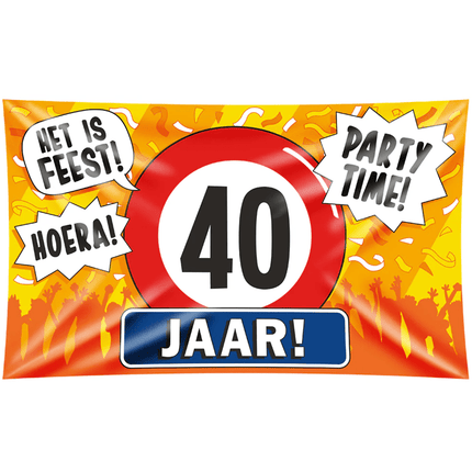 40 Jaar Vlaggen - Partywinkel
