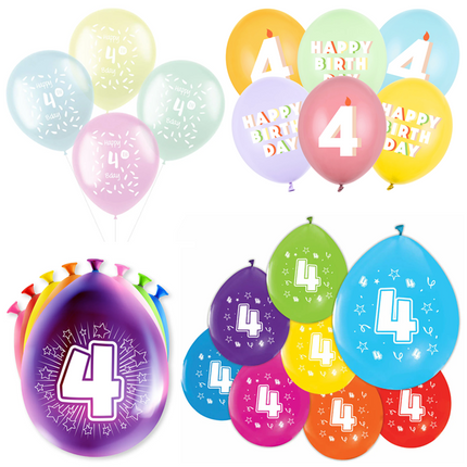 4 Jaar Latex Ballonnen