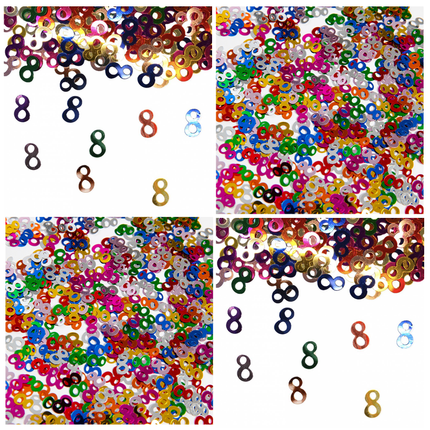 8 Jaar Confetti - Partywinkel