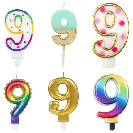 9 Jaar Kaarsen