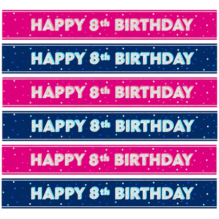 8 Jaar Banners