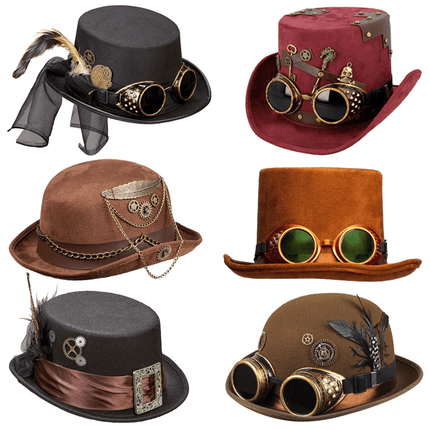Steampunk Hoeden - Partywinkel