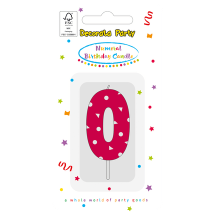 0 Jaar Kaars Roze van Procos koop je bij Partywinkel