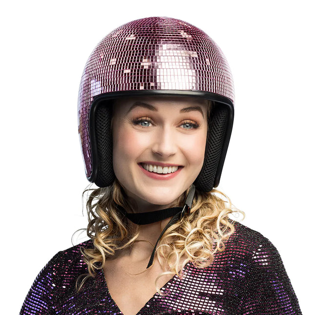 Disco 70S Helm Rosa