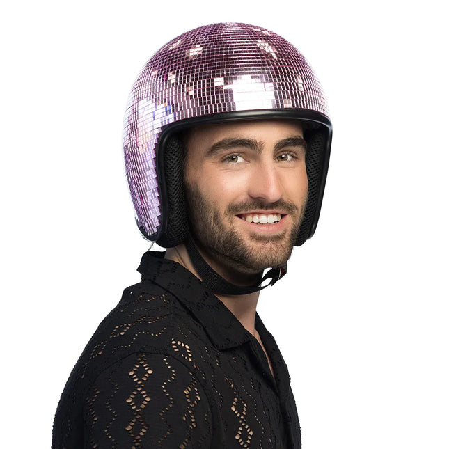 Disco 70S Helm Rosa