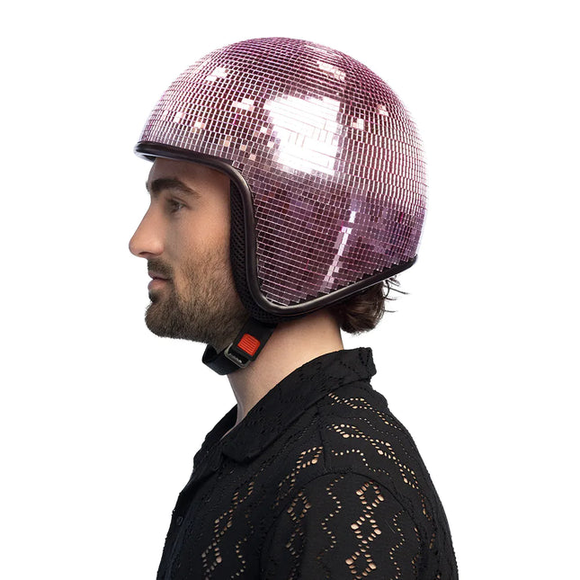 Disco 70S Helm Rosa