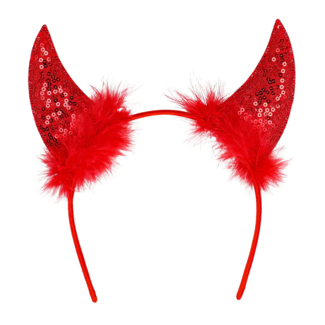 Halloween Haarband Red Devil