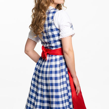 Blaues Dirndlkleid Oktoberfest 3 Stück