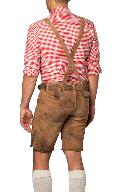 Lederhose Braun Kurzer Lech