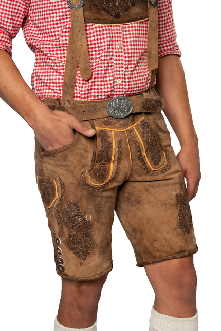 Lederhose Braun Kurzer Lech