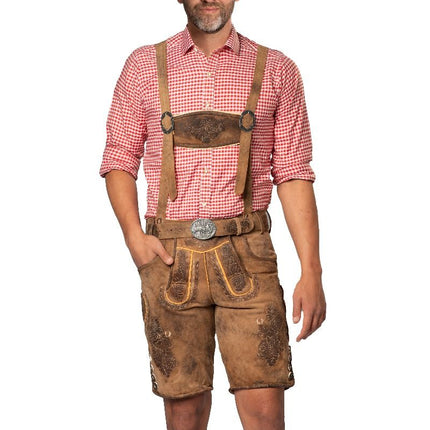 Lederhose Braun Kurzer Lech