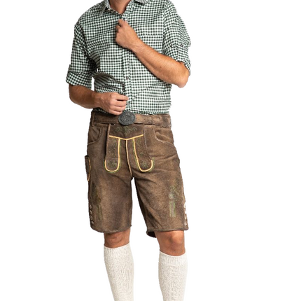 Lederhose Braun Kurz