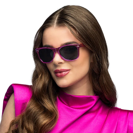 Rosa Sonnenbrille Glanz