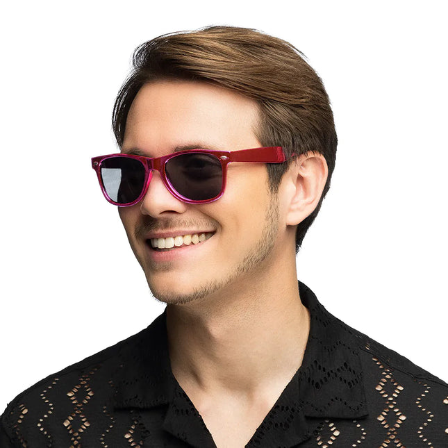 Rosa Sonnenbrille Glanz
