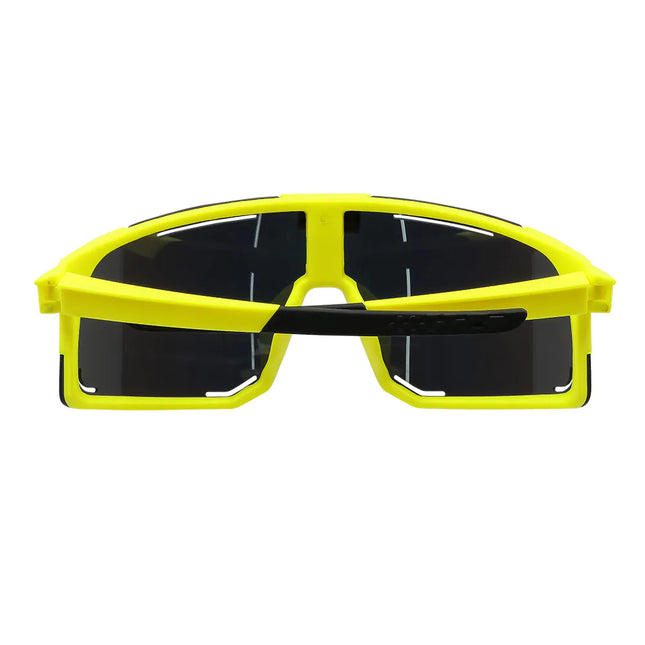Schwarz Gelbe Skibrille