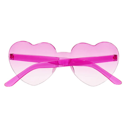 Partybrille Festival Herzen rosa