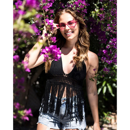 Partybrille Festival Herzen rosa