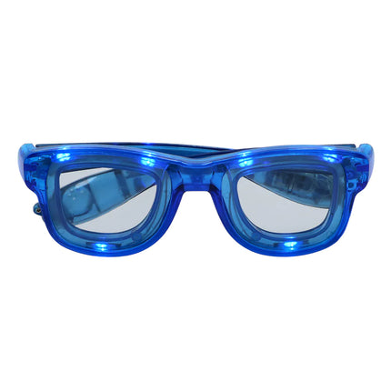 LED Partybrille Blinkt blau