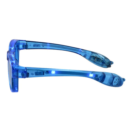 LED Partybrille Blinkt blau