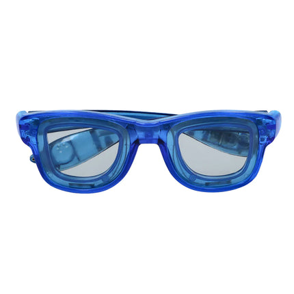 LED Partybrille Blinkt blau