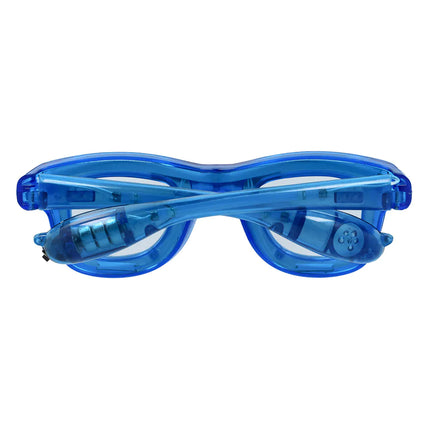 LED Partybrille Blinkt blau