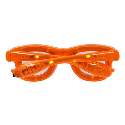 LED Partybrille Blink Orange