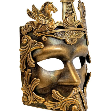 Römische Maske Gold