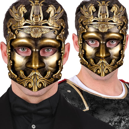 Römische Maske Gold