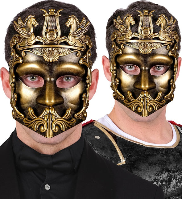 Römische Maske Gold