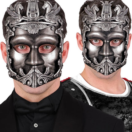 Römische Maske Silber