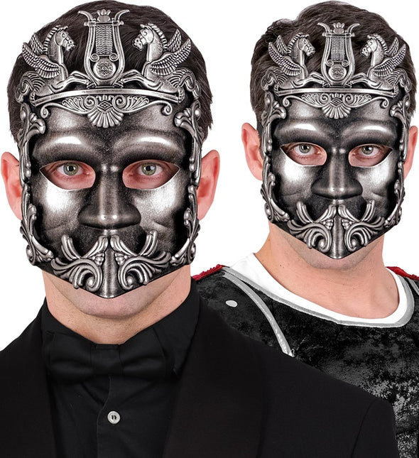 Römische Maske Silber