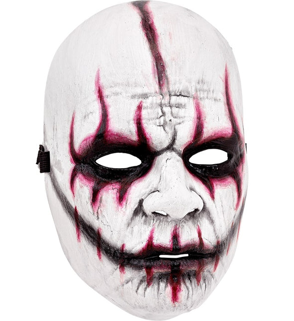 Joker Maske Weiß Böse