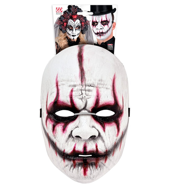 Joker Maske Weiß Böse