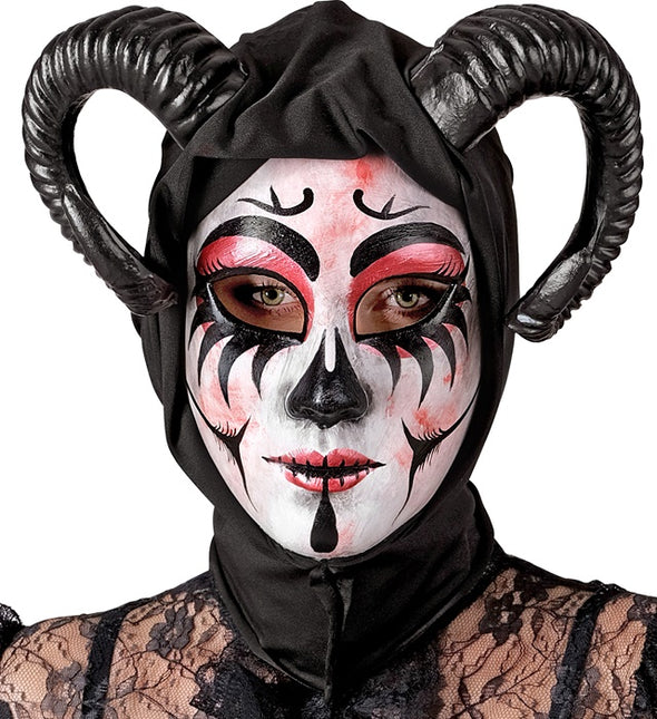 Halloween Maske Damen Theater Teufel