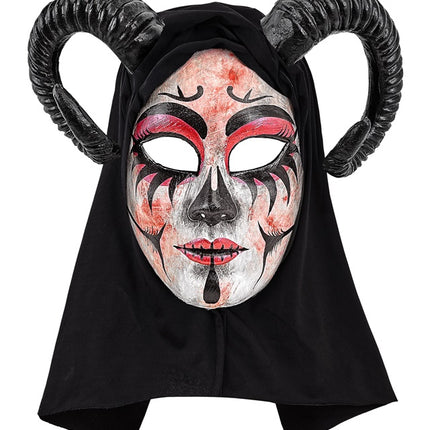 Halloween Maske Damen Theater Teufel