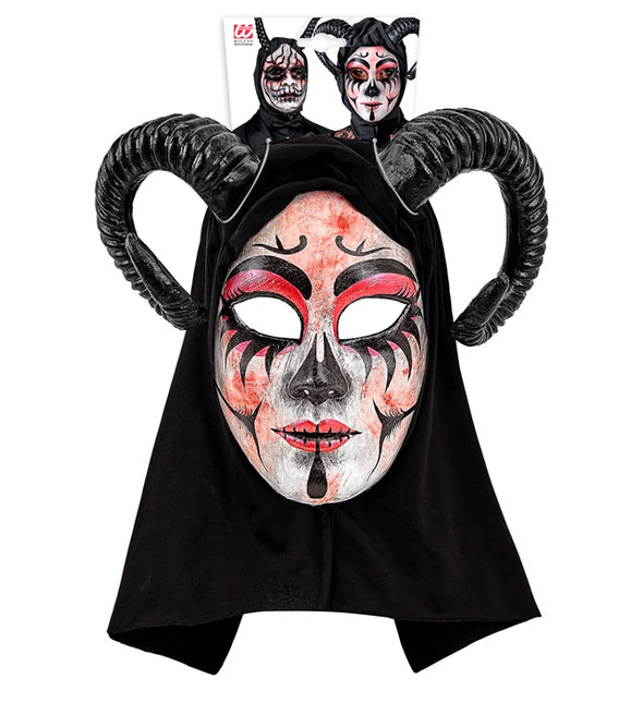 Halloween Maske Damen Theater Teufel