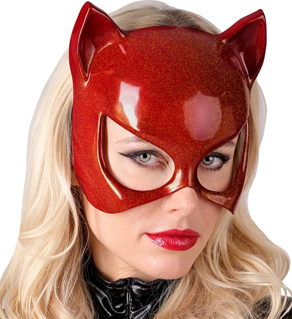 KATZENAUGENMASKE ROT