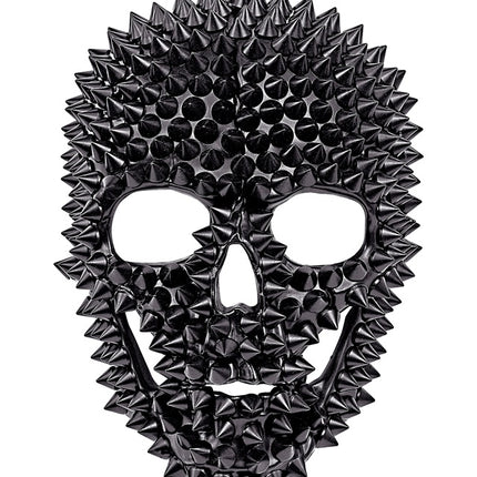 Maske Totenkopf Schwarz Mit Nägeln