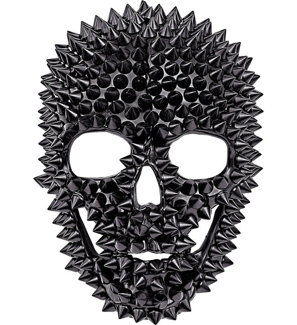 Maske Totenkopf Schwarz Mit Nägeln