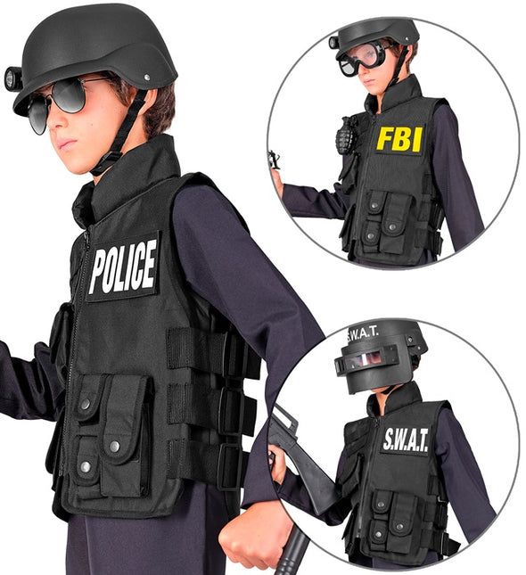 SWAT-WESTE FBI/POLIZEI KIND